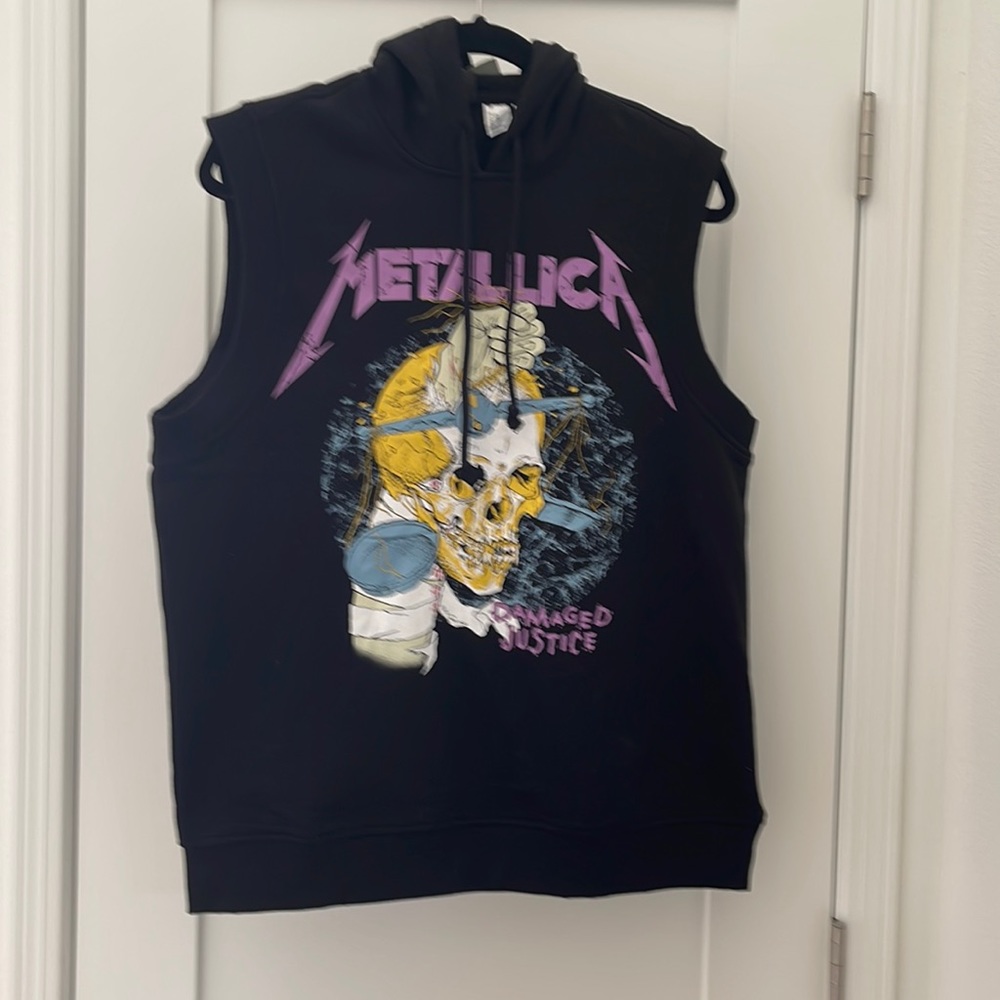 Sleeveless hoodie, new, never worn